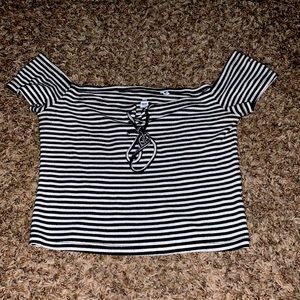 Off the Shoulder Crop Top